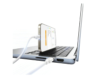USAMS Kabel U90 60W USB-C do USB-C biały - 1569159 - zdjęcie 5